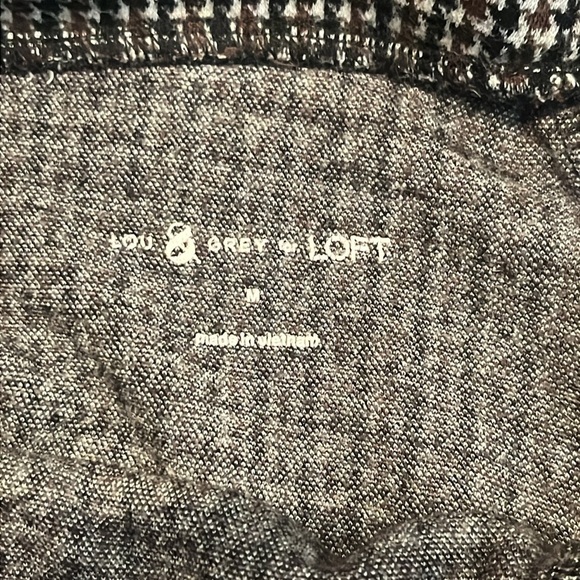 LOFT Lou & Grey Houndstooth Ponte Leggings Size M - Picture 9 of 11